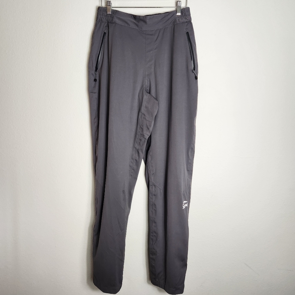 Cabelas Womens Tall Dark Gray Waterproof Outdoor Trail Pants-Size MT